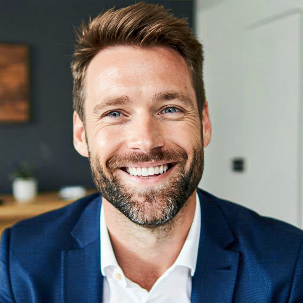 happy professional client